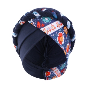 6 Couleurs – Turbans et Foulards Ethniques Africains à Imprimé Floral, Pré-noués, Torsadés, <span class=keywords><strong>pour</strong></span> Femmes – Bonnets <span class=keywords><strong>Chimio</strong></span> et Bandanas - Product Image 3