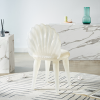 JingYue Maßgefertigter Transparenter Luxuriöser Acryl-Öko-Stuhl, Langlebiges Elegantes Handgefertigtes Möbelstück für Gewerbeflächen
