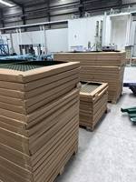 Terrain de padel mobile à démontage rapide, réutilisable pour les entreprises de location, terrain de padel portable avec base en acier de 14 mm, sans perçage