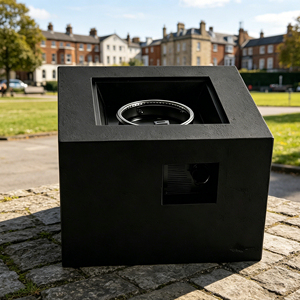 Peaktop Natural Gas/Propane <b>Fire</b> Pit 40000 BTU Eco-Friendly MGO Glass Beads Fall Steel Outdoor Garden Heating Patio Camping Use - Product Image 1