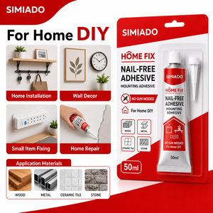 กาวติดตั้งแบบไม่ต้องใช้ปืน 50 มล. สำหรับงาน DIY ในบ้าน ใช้ได้กับไม้ โลหะ เซรามิก กระเบื้อง หิน ติดตั้งภายใน - Product Image 3