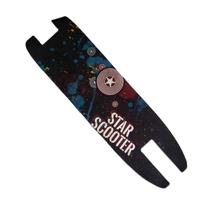 Ruban adhésif antidérapant en PVC imperméable pour skateboard, autocollant en papier de verre noir pour scooter et longboard - 9 pouces, autocollant adhésif avec avertissement - Product Image 4