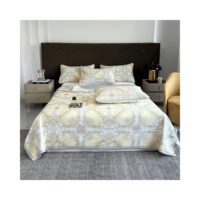 Bon prix literie imprimée draps personnalisés drap de lit taie d'oreiller ensemble de literie