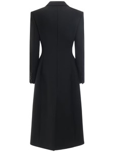 Vestido Blazer Largo de Alta Calidad para <span class=keywords><strong>Mujer</strong></span>, Elegante Traje con Cuello, Trajes Ajustados, Vestidos, Abrigo Largo, Chaqueta Larga de Negocios para <span class=keywords><strong>Mujer</strong></span> - Product Image 4