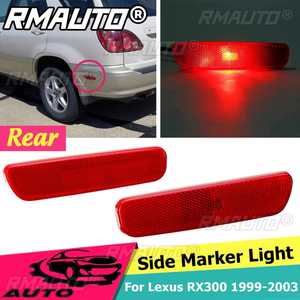 Pour Lexus RX300 1999 2000 2001 02 2003 81760-48010 Feu de position clignotant de pare-chocs arrière gauche/droit Jaune Rouge - Product Image 1