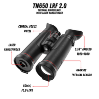 Imageur thermique binoculaire à laser pour extérieur TN650LS 640x512 pixels