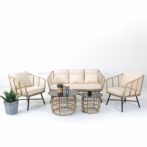 Conjunto de Muebles de Jardín de Mimbre Tejido Abierto para Exteriores, Venta al por Mayor - Product Image 2