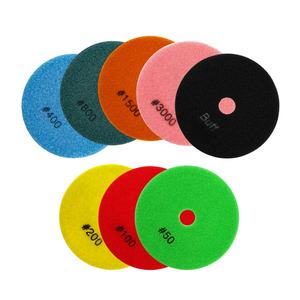 Lot de 8 <span class=keywords><strong>disques</strong></span> de polissage diamantés flexibles de 100 mm (4 po) pour pierre, granit, marbre, <span class=keywords><strong>disques</strong></span> de ponçage à liant résineux, <span class=keywords><strong>disques</strong></span> de meulage humide, <span class=keywords><strong>disques</strong></span> de polissage - Product Image 2