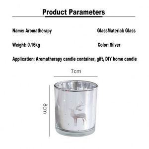 Nouveaux pots de bougies parfumées personnalisés, cadeaux de Noël DIY, bougies parfumées, gobelets en verre vides, vente en gros de pots de bougies parfumées - Product Image 3
