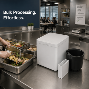 Composteur de déchets alimentaires domestique sans installation, 2,5 L, électrique, en acier inoxydable, machine à compostage de cuisine, plug-and-play, automatique - Product Image 4