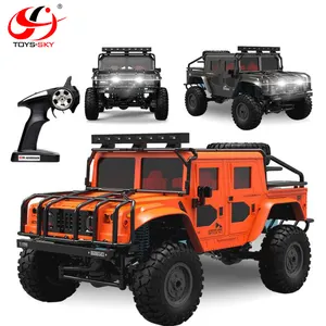 1/12 BG1535 tutti i terreni Hurtle H1 metallo ad alta velocità Militar Climbing Vehicle Led Light RC Car Off Road 4WD Remote Control Truck