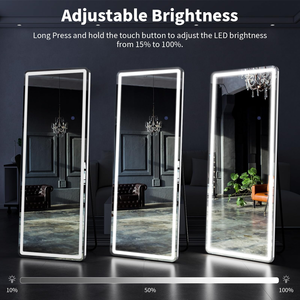 Modern Luxury Home Room Wall Decoration Full-length <b>Mirror</b> Unbreakable Floor <b>Mirror</b> - Product Image 4