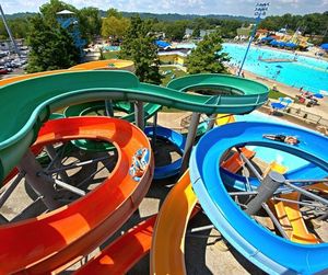 Outdoor Commercial Kids Water Amusement Park Rides Fiberglass Water Slide for Aqua Park Sale - Product Image 3