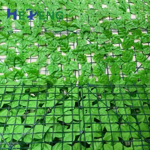 Mur végétal artificiel en buis et érable avec feuillage lumineux en PE et PP, haie <span class=keywords><strong>de</strong></span> fleurs, clôture haute - Product Image 4