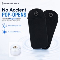 Pochette de sécurité RFID personnalisée pour téléphone portable avec verrouillage magnétique pour l'école – Étui de protection verrouillable pour téléphone portable pour la salle de classe