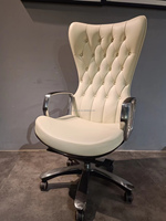 Chaises de direction de luxe de style doré ergonomiques pour bureau