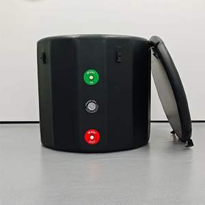 Baignoire portable extérieure <span class=keywords><strong>spa</strong></span> avec logo personnalisé seau <span class=keywords><strong>gonflable</strong></span> rond en PVC pour bain de glace avec couvercle pour thérapie par le froid - Product Image 6