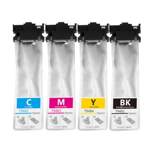 Bolsa de Tinta Supercolor T9481-T9484 con Chip, Cartucho de Tinta Recargable para Impresoras Epson Workforce Pro WF-C5290 C-5790 C-5210 C-5710 - Product Image 1