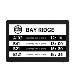 E-ink năng lượng mặt trời EC 31.2 trạm dừng xe buýt kỹ thuật <span class=keywords><strong>s</strong></span>ố biển E Ink hiển thị bảng điều khiển dừng Đăng quảng cáo Hội Đồng Quản trị cho xe buýt Hỗ trợ API & SDK - Product Image 1