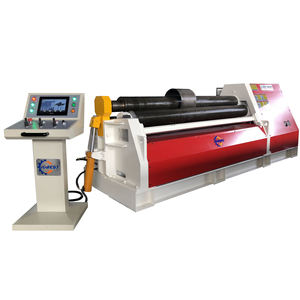 Máquina Laminadora de Chapa de Acero Hidráulica CNC W12 de Cuatro Rodillos para Acero Inoxidable, Acero al Carbono y Fabricación Industrial de Metales - Product Image 3