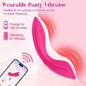 アプリ操作クレイジーバニー女性用快感クリトリスバイブレーターウェアラブルパンティーバイブレーターミニ大人のおもちゃ女性用 - Product Image 5