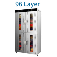 Groothandel 96 Trays Elektrische Commerciële Voedsel Dehydrator Machine 220v Chili Kruiden Droogmachine Fruit & Groente Droger