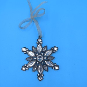 Christmas <b>Tree</b> Ornament Snowflake Shape <b>Crystal</b> Decor Hanging Decoration Classic Style Shenzhen Origin - Product Image 3