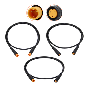Conector de cable de 8 pines M8 de 3 pines, resistente al agua, de cobre, para exteriores, adaptador macho-hembra para piezas industriales de bicicletas eléctricas. - Product Image 1