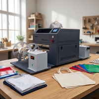Imprimante numérique rotative CMYK pour étiquettes en rouleau, machine d'impression numérique rouleau à rouleau, équipement d'impression jet d'encre pour autocollants en papier auto-adhésifs