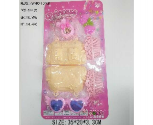 Ensemble de coiffure princesse en plastique pour filles avec accessoires et lunettes de soleil - Product Image 3