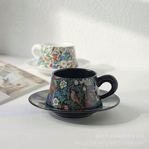 Juego de Taza y Platillo con Diseño Moderno, Taza de Café de Cerámica, Taza para Latte, Decoración para el Hogar - Product Image 6