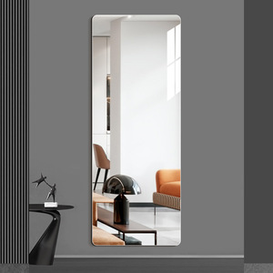 Oval <b>Wall</b> Mounted Full Length <b>Mirror</b> Frameless For Bedroom Home Use - Product Image 3
