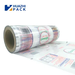 Rollo de película de embalaje transparente personalizado para Dumplings fritos y pastas, embalaje para alimentos