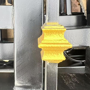 Recinzione metallica ringhiera in ferro collare in ghisa borchia inserti decorativi a balaustra <span class=keywords><strong>collari</strong></span> in ferro battuto - Product Image 3