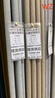 Tissu uni recommandé pour les rideaux, polyester 100%, tissu occultant pour les rideaux de salon