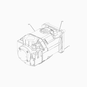 Pièces de bulldozer D8T, pompe hydraulique à engrenages 4445235, pompe à piston 444-5235 - Product Image 1