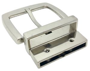 Cintura da Uomo Reversibile Stile Western <span class=keywords><strong>38mm</strong></span>, Fibbia Personalizzata in Lega di Zinco con Design 3D e Logo Personalizzato, Placcatura Satinata in Nichel - Product Image 2