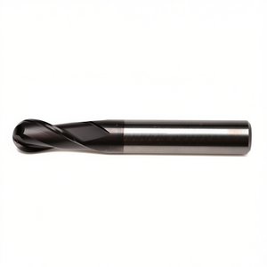 Fresa de carburo Ttake Standard Ta1413 Nano TiAlN, helicoidal de 30 grados, esférica, de 2 filos - Product Image 2
