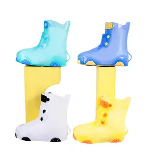 Sıcak satış Pvc su geçirmez yağmur çocuklar için ayakkabı çizmeler çocuklar için