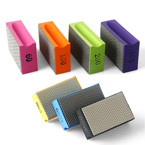 Kim cương tay đánh bóng <span class=keywords><strong>Pad</strong></span> gạch thủy tinh mài mòn Mài khối đá cẩm thạch gốm Sanding Đĩa đánh bóng công cụ - Product Image 1