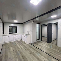 Maison conteneur portable et extensible FLKT, étanche, garantie 2 ans, fabrication directe, maison modulaire préfabriquée avec système solaire