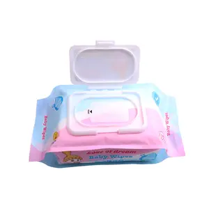 Factory Water Cleaning All Purpose Reusable White Mother Care Wet Wipes For Baby