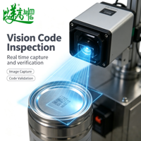 Équipement de marquage laser intégré standard GS1 pour la vérification visuelle des boîtes de lait en poudre, tri automatique, ligne de traçabilité complète
