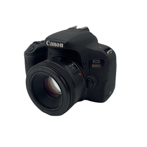 กล้องดิจิตอลมือสองกล้อง800D 50มม. f/ 1.8 24.2MP แนวตั้งแบบสองพิกเซลกล้องวิดีโอโบเก้ DSLR ที่ได้รับการรับรอง - Product Image 2