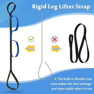 Rehabilitation Therapy Supplies Leg Lifter Assist Loop Bed Lifts Hand Strap Foot Loop Replacement Total Knee Equipment Hip - Product Image 3