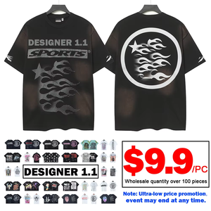 Maglietta Hell 1.1 con Tag NFC, T-Shirt 100% Cotone, Fornitore all'Ingrosso di Abbigliamento Star, T-Shirt da <span class=keywords><strong>Uomo</strong></span> di Alta Qualità per lo Street Style - Product Image 1