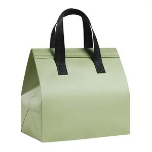 Custom Non Woven Aluminum Foil Cooler Bag Small Takeaway Bag Drinks Coffee Food Delivery Bag Disposable Thermal Insulated Bag - Product Image 3