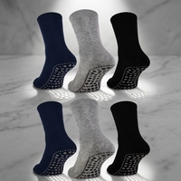 Chaussettes en coton peigné 200N de haute qualité, confortables, avec logo personnalisé, antibactériennes, respirantes, décontractées pour hommes, résistantes aux odeurs