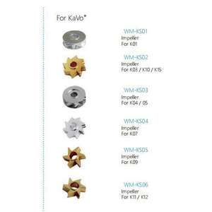 ใบพัดลมความเร็วสูงแบบสากล KV สำหรับเครื่องมือทันตกรรม อุปกรณ์เสริมสำหรับเครื่องมือทันตกรรม วัสดุอุปกรณ์ทันตกรรม - Product Image 2