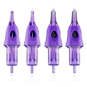 Aguja Integrada para Tatuajes Tuffking TNC-026, Recubierta de Púrpura, Hueca, Curva, <span class=keywords><strong>Magnum</strong></span>, Redonda, para Delineado, Sombreado y Degradado, 6.2x1.7cm, 7g - Product Image 6